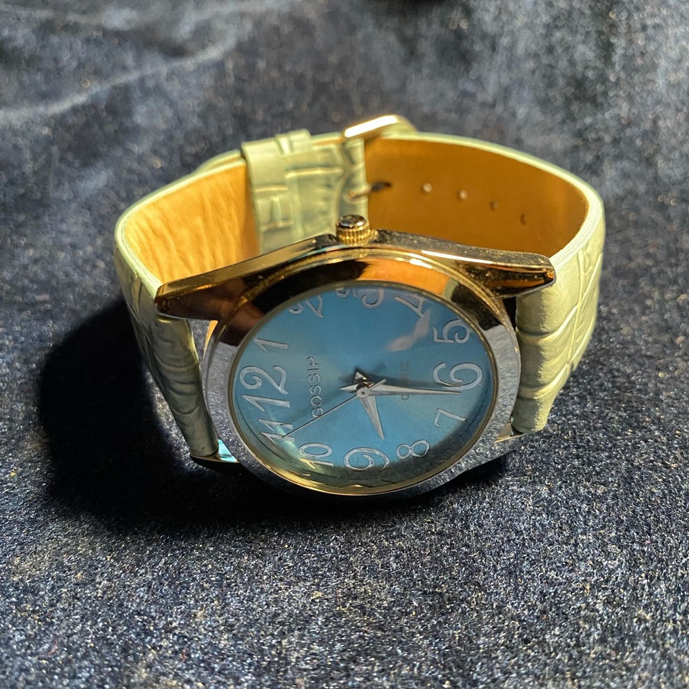 Women’s - Gossip Watch, in Light blue, with silver hardware